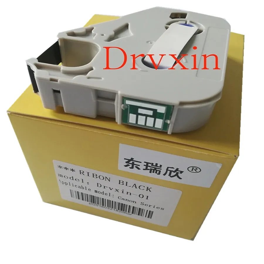 Cartuchos da Fita da Tinta dos Peças Cassete Mk-rs100b 3604b001 Compatível Drvxin01 para a Máquina Mk1500 da Marcação do Tubo do Marcador do Fio M1pro - Imagem 2