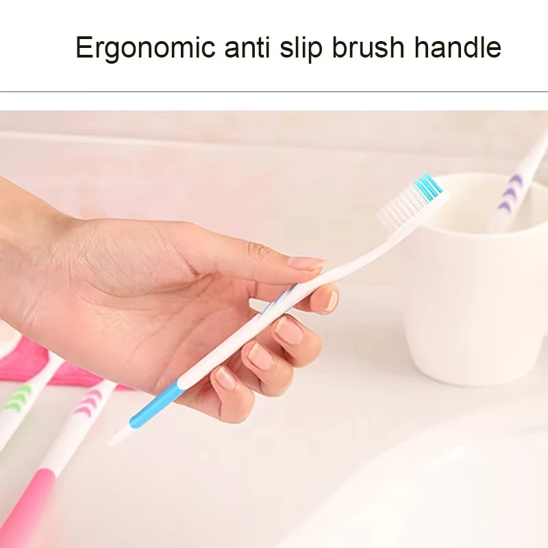 Soft Toothbrush Toothbrush Set Adult White Moon 10 pieces Travel Family Life Five Colors Deep Teeth Cleaning Oral Health