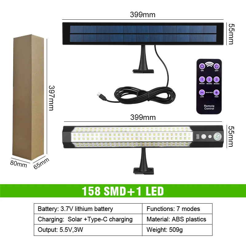 Enhanced Solar Motion Sensor Outdoor Flood Lights with Remote Control - Weatherproof Dusk to Dawn Security Lamp