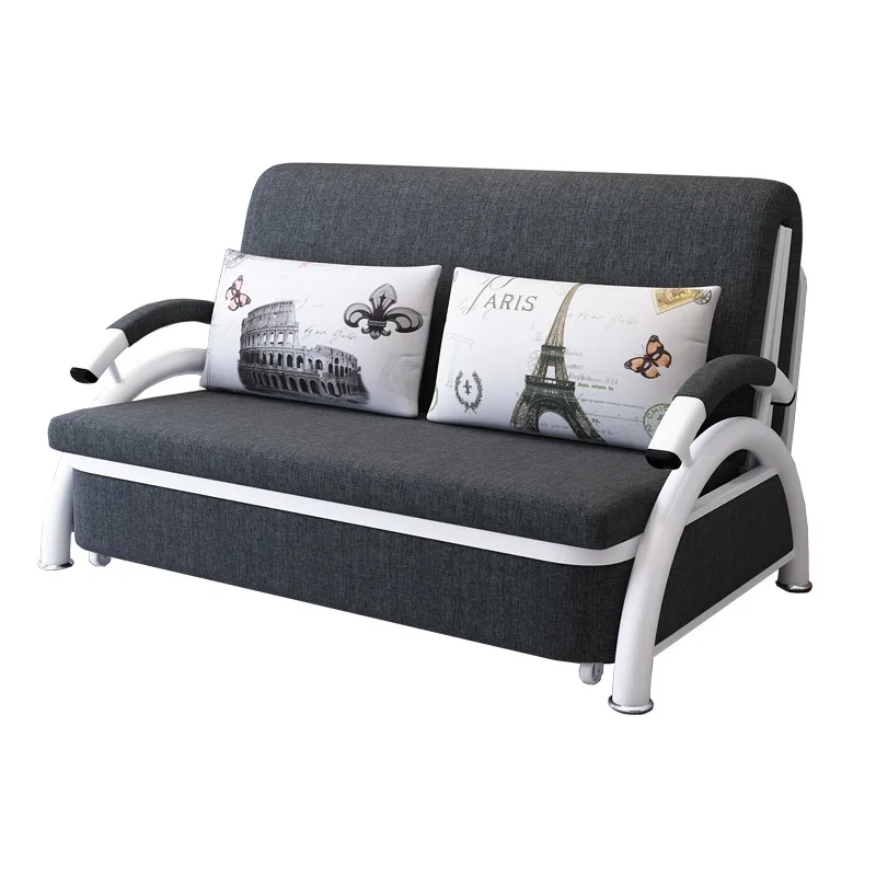 

Factory Wholesale Multi-Function Foldable Sofa Bed Living Room Small Apartment Double Three Dual-Use Sofa Bed