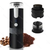 Portable Electric Espresso Coffee Maker Machines Rechargeable Automatic 6oz Single Serve with Cup Coffee Powder and Capsule 1