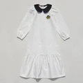Crown white dress