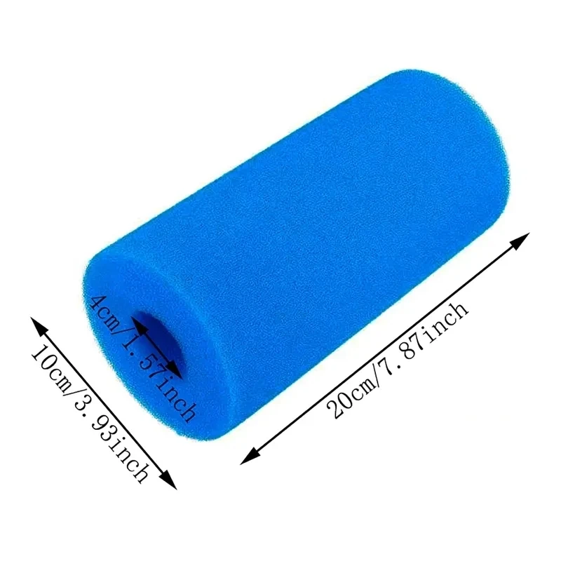 Pool Filter Cartridge for Intex Type A Swimming Pool Filter Foam Cartridge Reusable Washable Sponge Cleaner for water filter