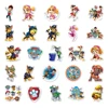 10/30/50PCS Cool Cute PAW Patrol Stickers PVC Decal Decoration Phone Skateboard Luggage Fridge Graffiti Sticker Toy Gift for Kid 6