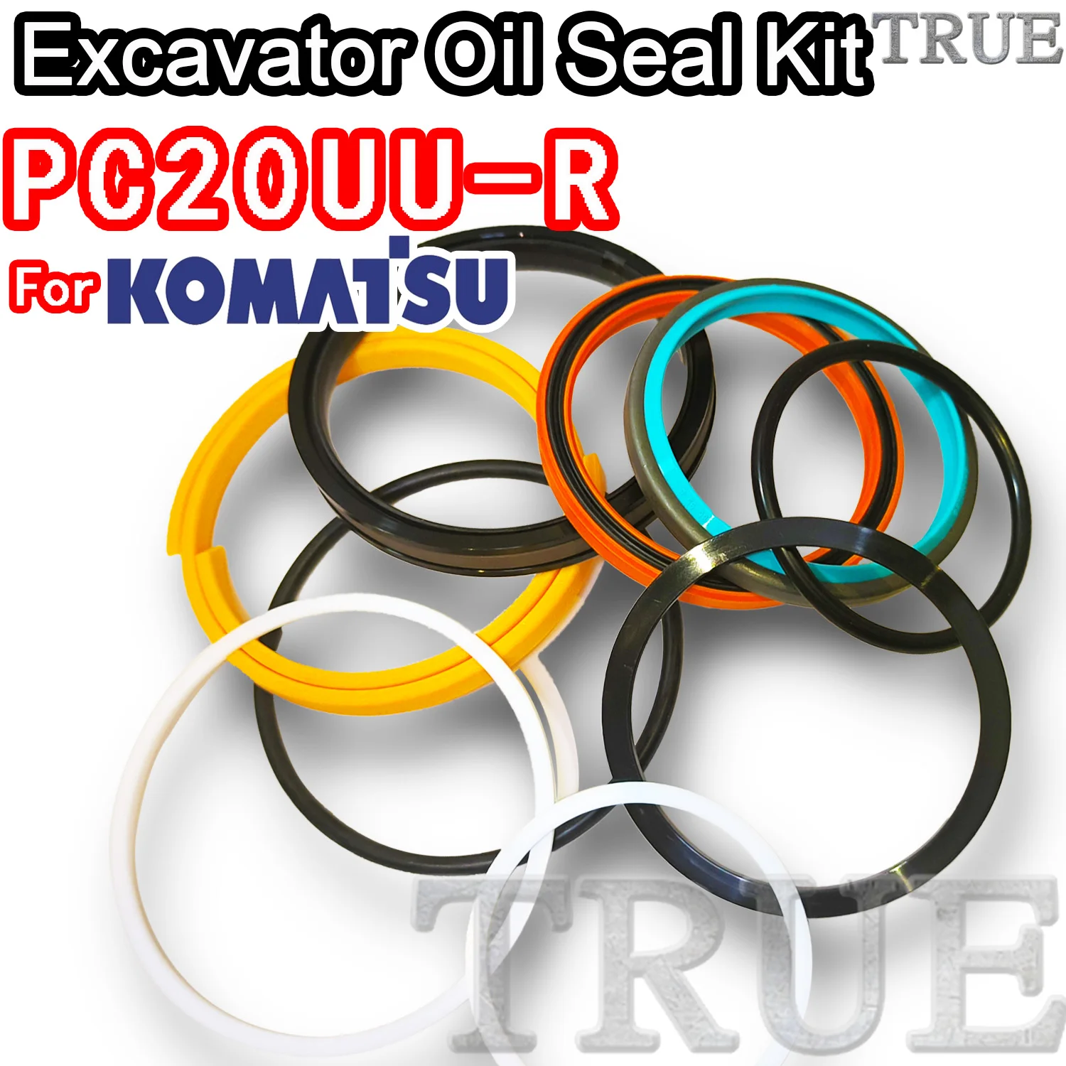 

For PC20UU-R KOMATSU Oil Seal Excavator Repair Kit PC20UU R High Quality Control Pilot Valve Blade TRAVEL Joystick Engine O-ring