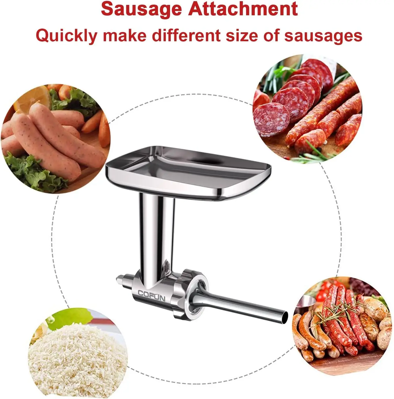  KitchenAid Sausage Stuffer Kit Attachment: Electric