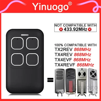 For TX2REV TX4REV TX4EVF TX4REVF 868MHz Gate Remote Control Garage Door Opener Hand Transmitter 868MHz Rolling Code 1