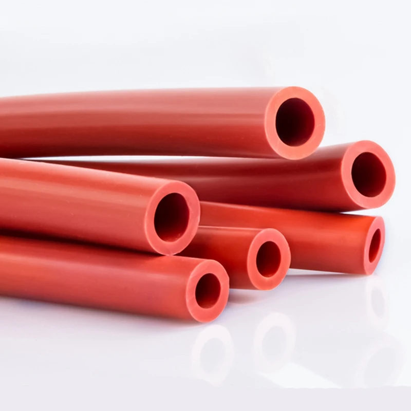 ZJYSMH Shrink Tubing,Heat Shrink Tape, Silicone Rubber Hose Red Round Smooth Tubing Connection Sleeve Good Toughness,IDxOD,2 * 4mm-38 * 44mm(8 * 12mm*5m - View #6