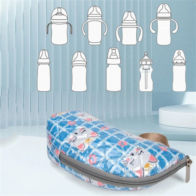 

Nursing Bottle Heater Case USB Charging Heating Sleeve Milk Warmer 3-Gear Adjust