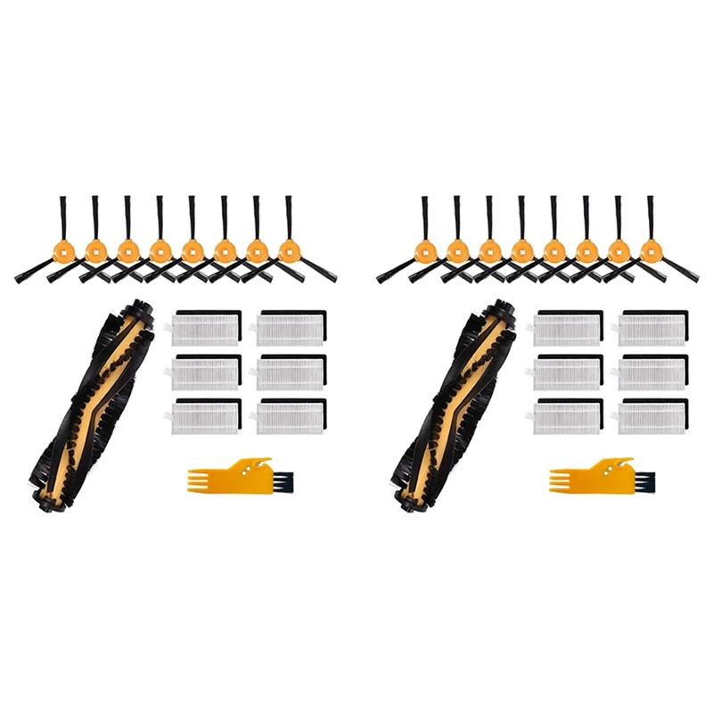 

2 комплекта, запасные части для робота-пылесоса ECOVACS DEEBOT 600 601 605 710 N79 N79S Yeedi K600 K700