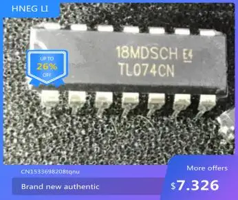 

Original free shipping TL074CN DIP14 20PCS in Stock