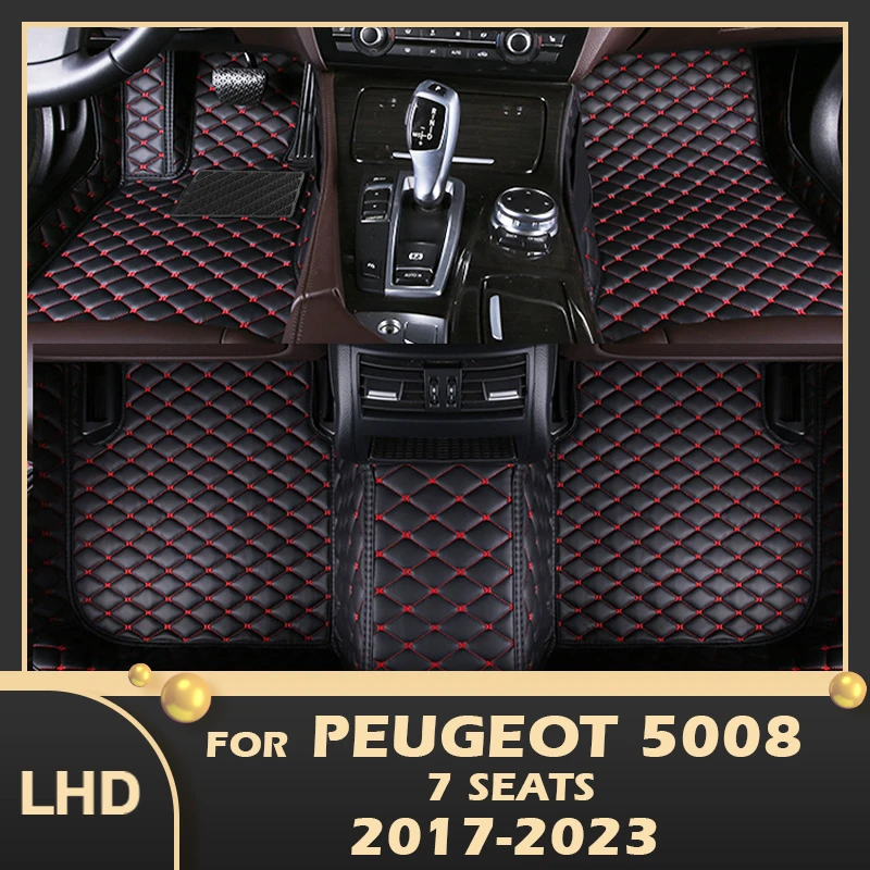 Für Peugeot 5008 GT P87 7 Sitze 2018 ~ 2023 2022 Auto Fußmatten Panel  Fußballen Anti-slip Teppiche abdeckung Fuß Pads Auto Zubehör - AliExpress