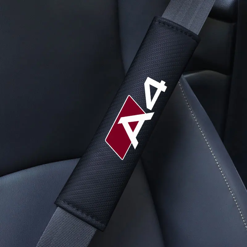 

Car seat belt shoulder protector cover for Audi A3 A4 A5 A6 A7 A8 TT RS Sport B6 B7 B8 C6 Q3 Q7 Q5 Q8 8P S3 S5 S8 Accessories