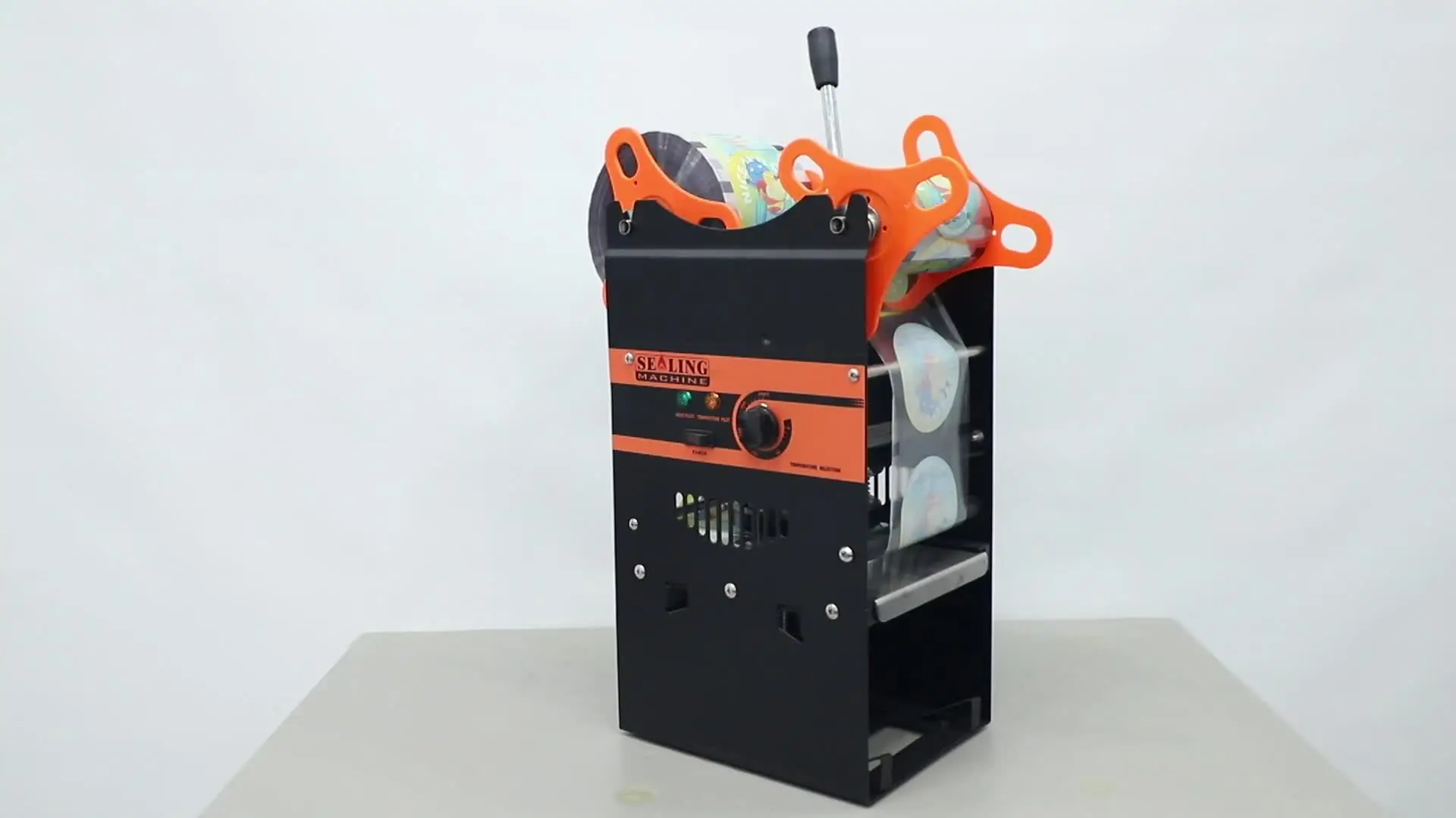 WY802F Manual Cup Sealing Machine Plastic or Paper Bubble Tea Cup