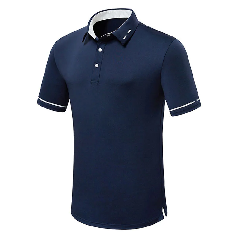 

Spring/Summer New Golf Men's Sweatshirt Outdoor Quick Dry Breathable POLO Shirt Top Casual Elastic Slim Fit Short Sleeve T-Shirt