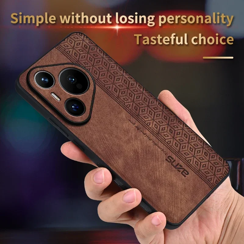 EUCAGR PU Leather Elite Shockproof Cell Phone Case - Premium Protection Series