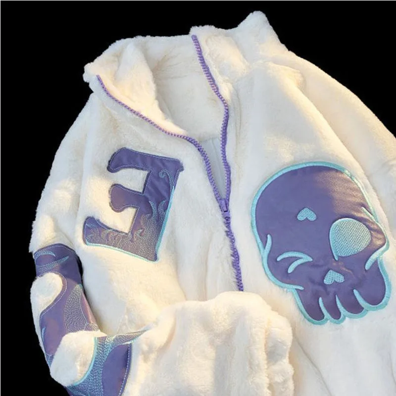 

Women's Woolly Lamb Coat, Oversized Loose Top, Cotton Clothing, Explosion, Europe and The United States Fashion Trend, Winter