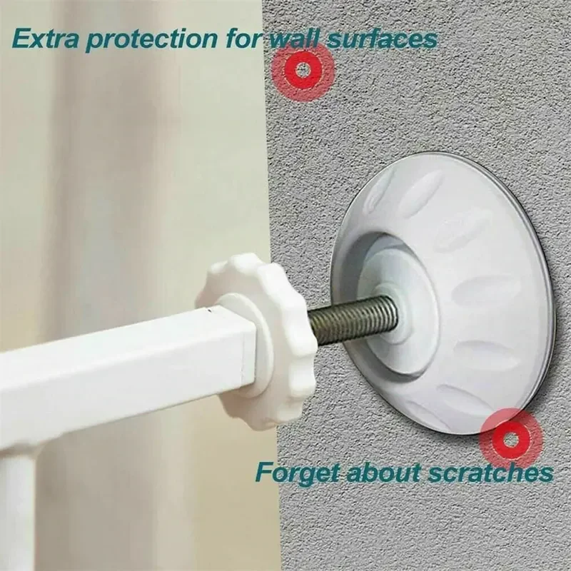 Baby Pet Safety Door Bumpers 4Pcs Wall Mount Cups Guard Protectors