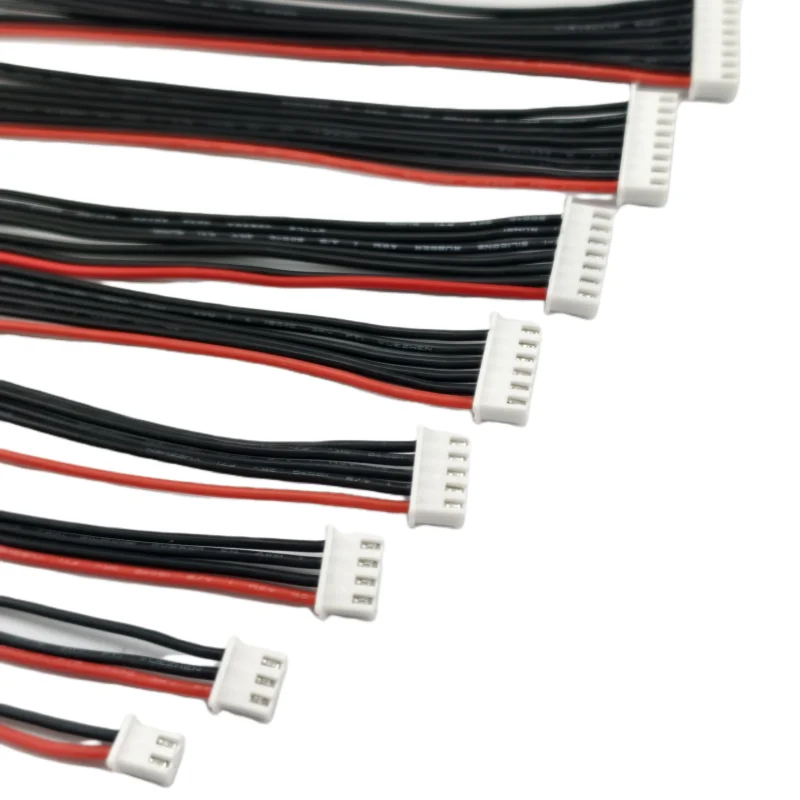 Lipo Battery Balance Charger Cable 10pcs 22AWG IMAX B6 Connector Plug Wire 10cm-30cm Single Head for 1S-8S Battery