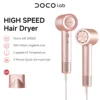 DOCO High Speed Hair Dryer 75m/s 200 million Negative Ions Hair Care 11000 Rpm Professional Lightweight Home Travel Gift 2