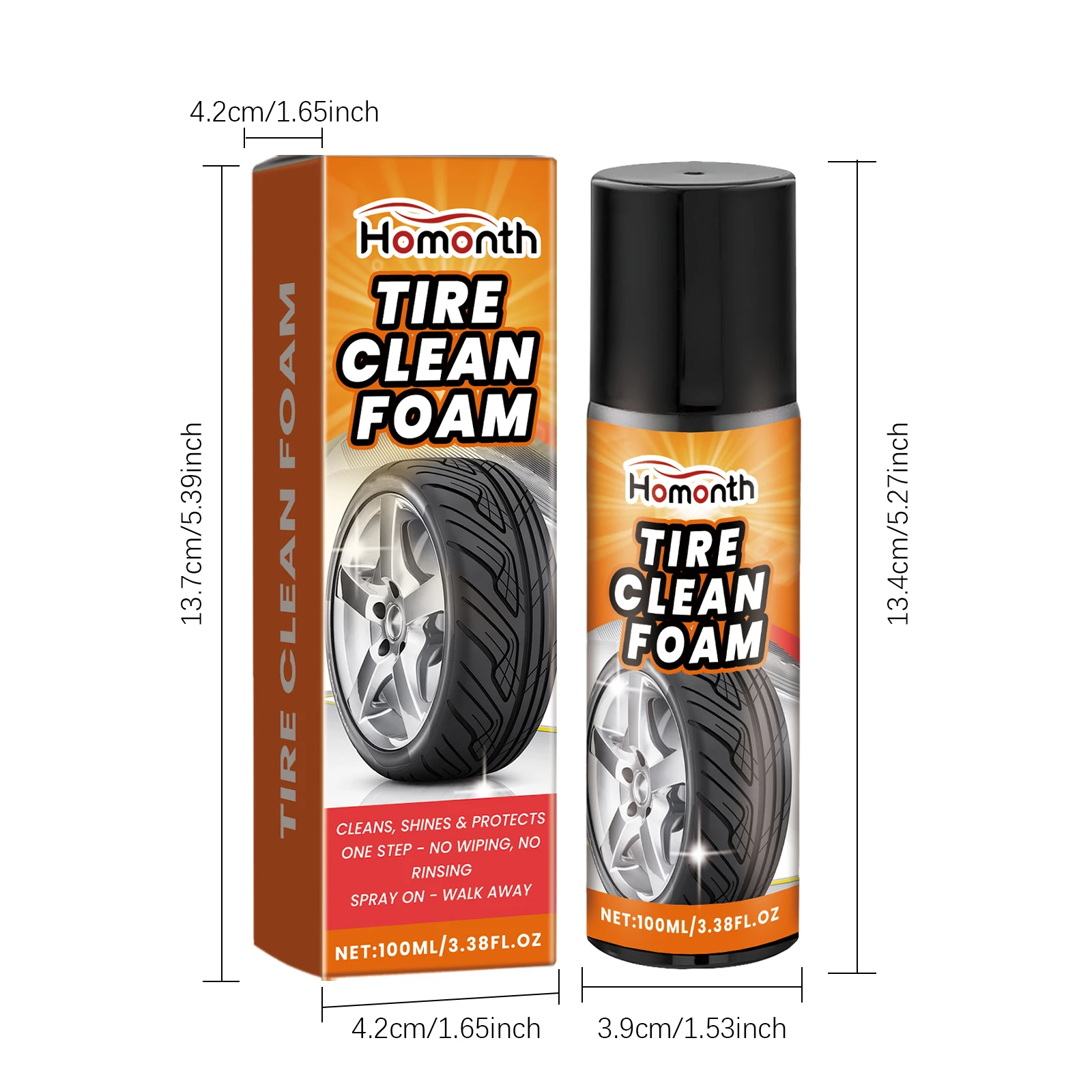 Car Wheel Alloy Rim Cleaner Degreaser Spray Tire Rim Cleaning Tool