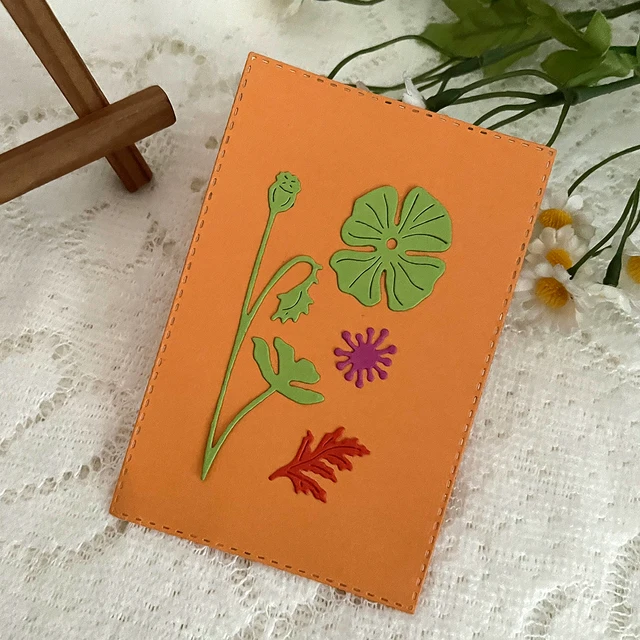 Fustella Stencil Fiori Fustella Per Stencil A 5 Petali Di Fiore - In Metallo Per Scrapbooking E Biglietti Fai Da Te Decorazione Carta - Foto 7