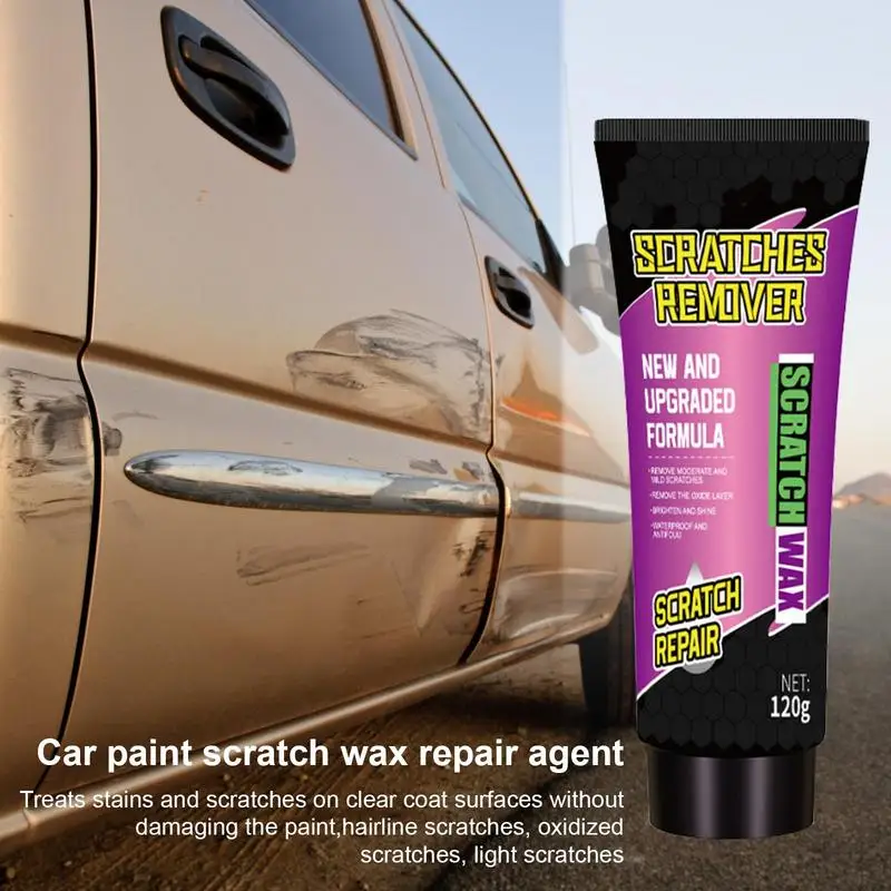 120g Auto Scratch Remover Paste Car Scratch Repair Wax Automobile Paint Swirl Remover Paste For Car Surface Paint Maintenance 200g car scratch remover auto body paint repair agent cleaner plating set wax polishing paste maintenance polish accessories