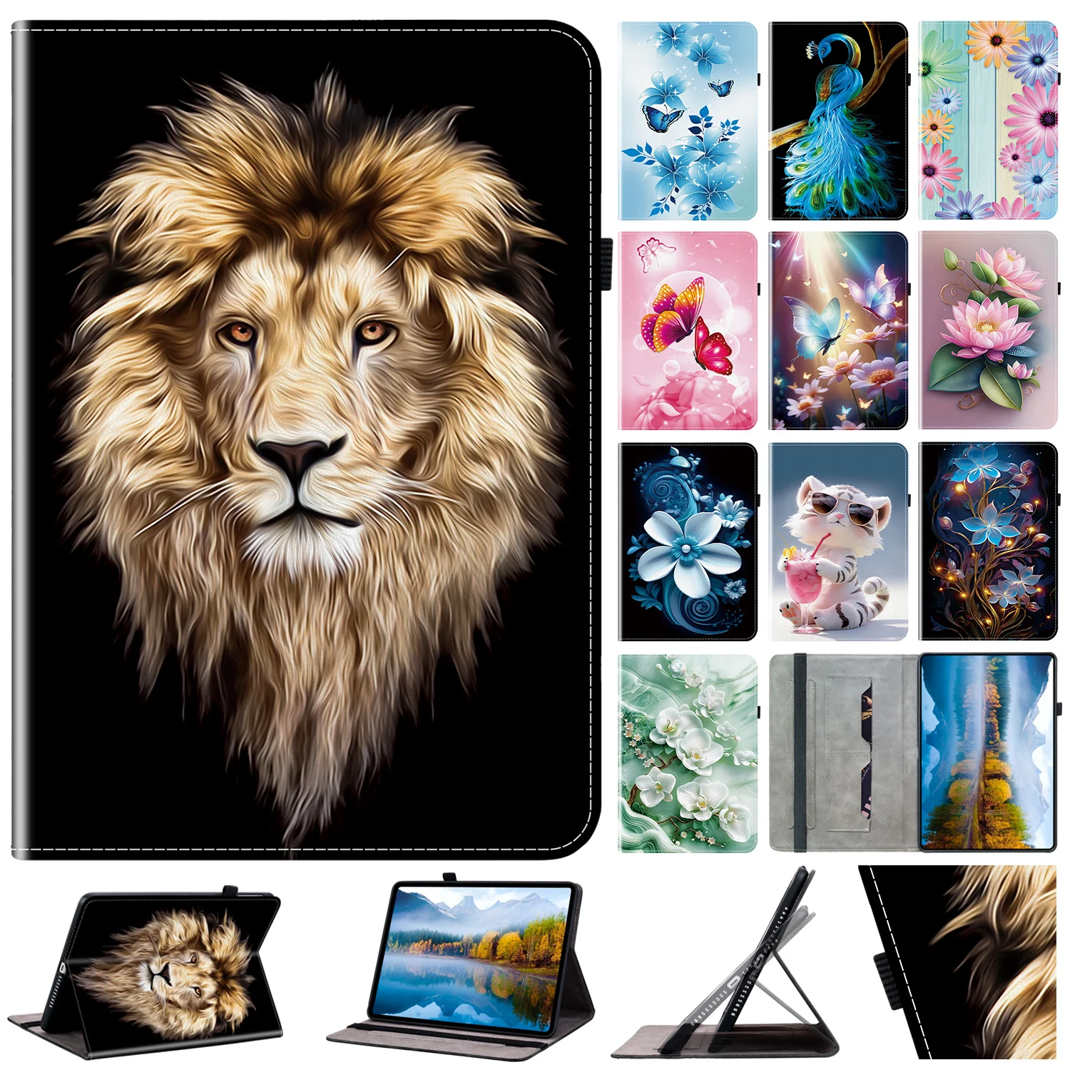 Premium Leather Tablet Case Cover