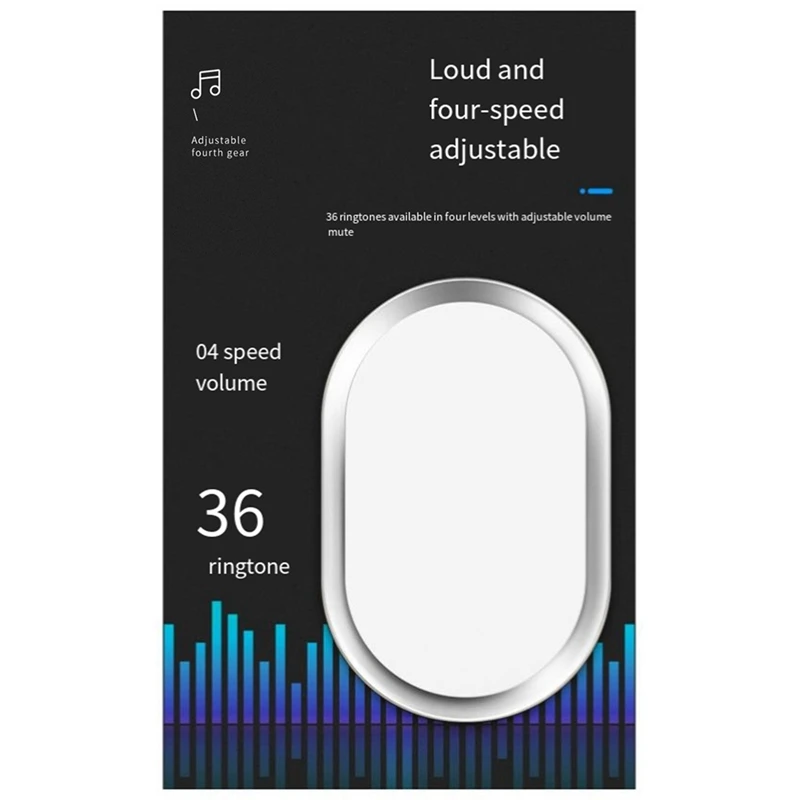 

300M Wireless Doorbell Home Waterproof Battery Powered Smart Home Door Bell Chime Kit