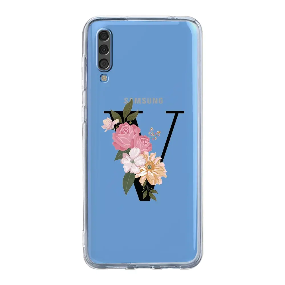 Floral Initials Phone Case Cover