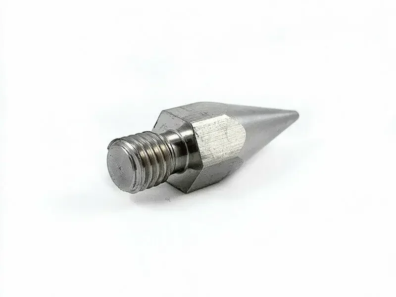 Stainless Steel M9.8mm Prisms Pole M8/M10 Mini Pole Tip Replacement Point Fit For Prisms Pole Spare Parts Power Tools Accessory