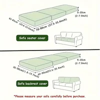 Solid Color Thicken Elastic Sofa Cover Living Room Protector Kids Slipcover Couch Cover Seat Cushion Washable Removable 2