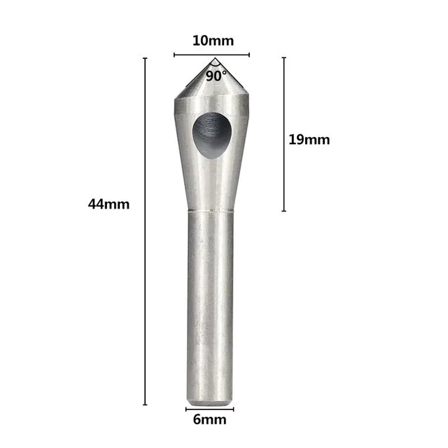 Titanium Coated Countersink Deburring Drill Taper Hole Cutter Steel