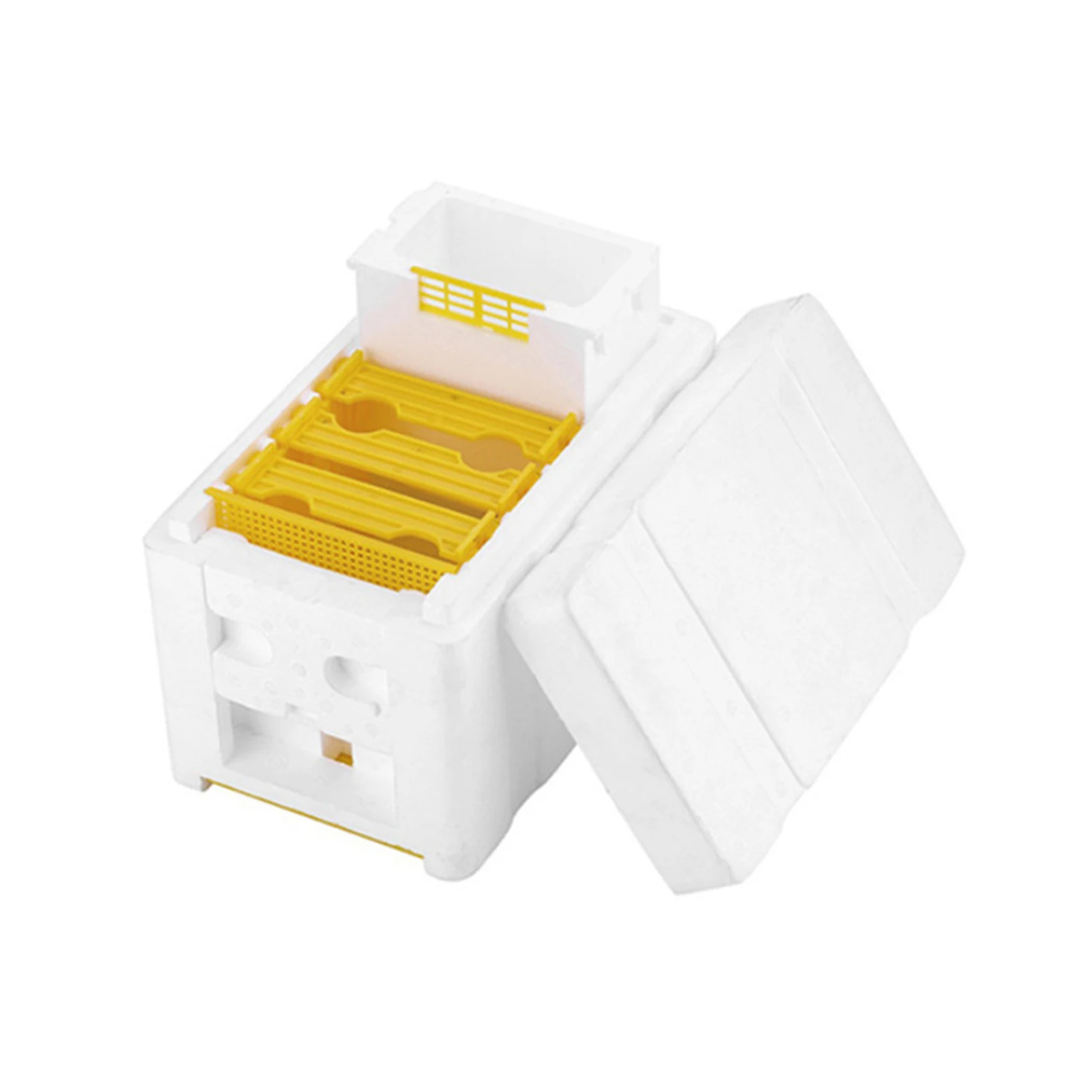 1/2PCS Beehive Beekeeping King Box Foam Home Bee Hive Pollination Boxes Harvest Bee Hive Beekeeper Queen Marking Cage Mating