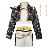 3PS Children's Girls Dance Performance Set Carnival Cosplay Costume Set Halloween Party Set Carnival Costumes 3-10 Years Old 2