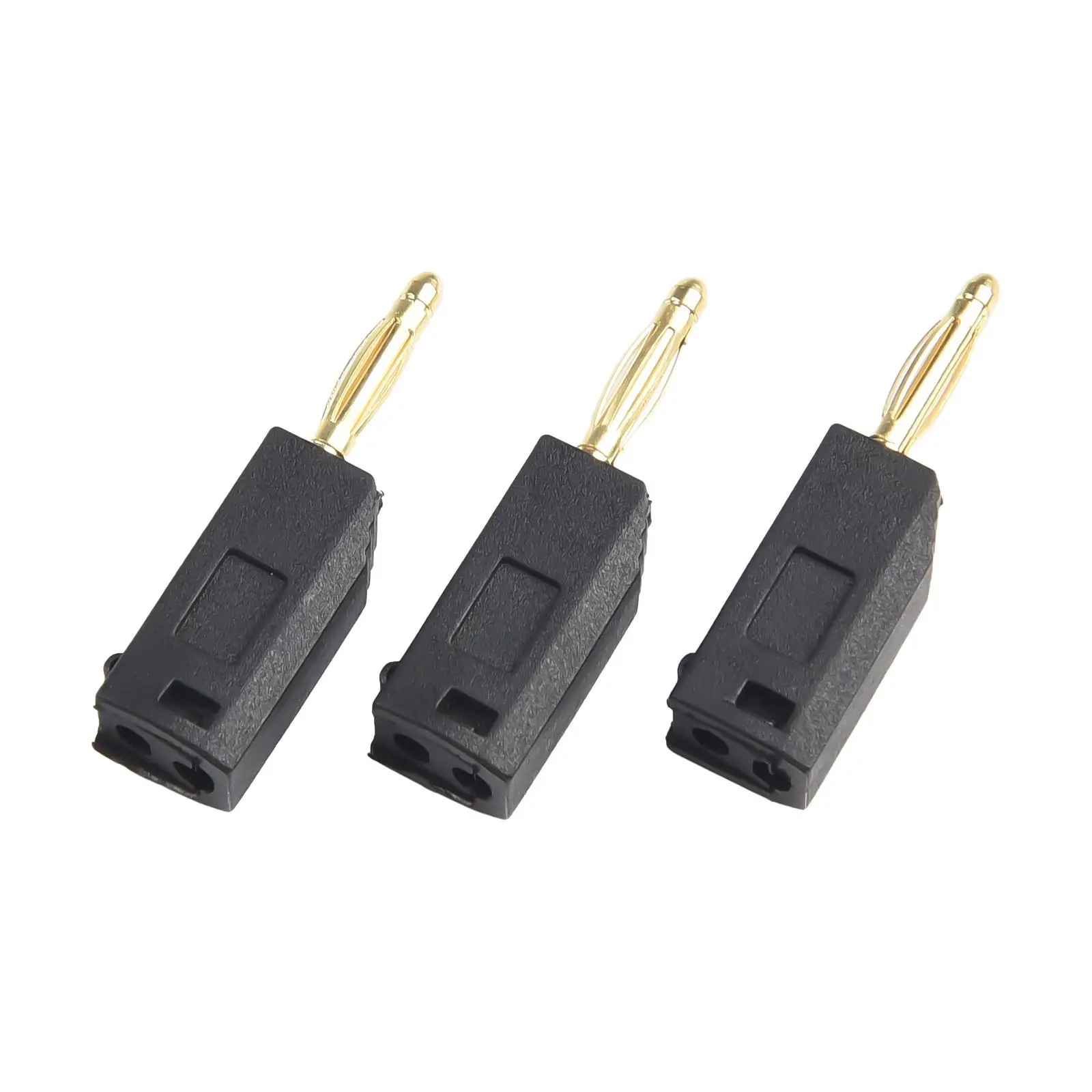 

High Performance Stackable Banana Plug Connector Set of 10 Gold Plating Electrical Terminals for Efficient Connections