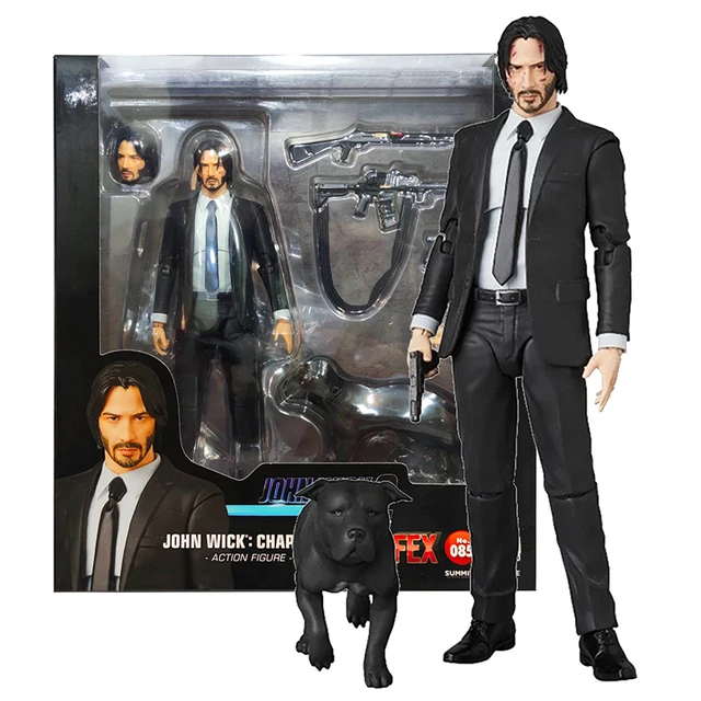MAFEX 085 figura de acción John Wick Chapter 2, adornos móviles de