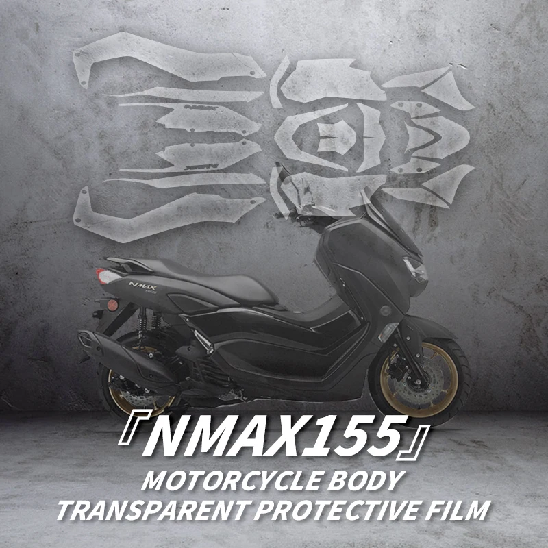Used For YAMAHA NMAX155 2022 Years Bike Accessories Transparent Protective Stickers Kits Motorcycle Full Paint Protection Film