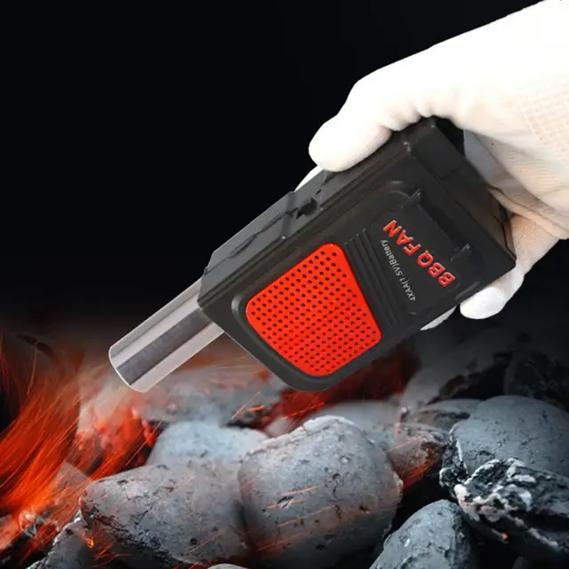 Hasznos Barbecue Légfúvó Könnyű Bbq Főző Ventilátor Munkaerő-Megtakarítás Többcélú Piknik - Image 5