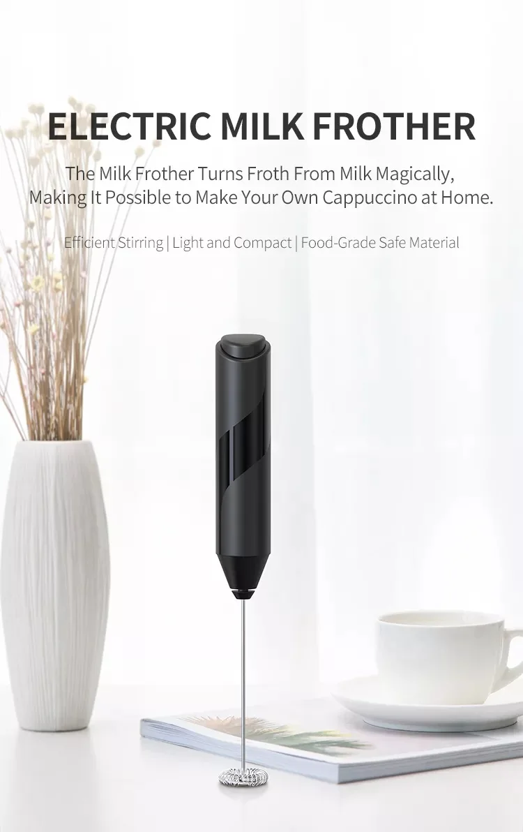 Youpin Circle joy Mini Electric Stainless Steel Automatic Milk Frother description image 2