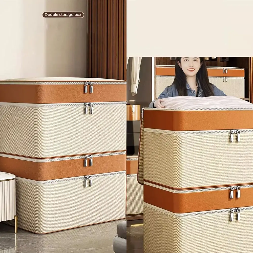 Foldable Storage Bags Underwear Socks Storage Container Home Large Capacity for Wardrobe Clothing Storage Box 5