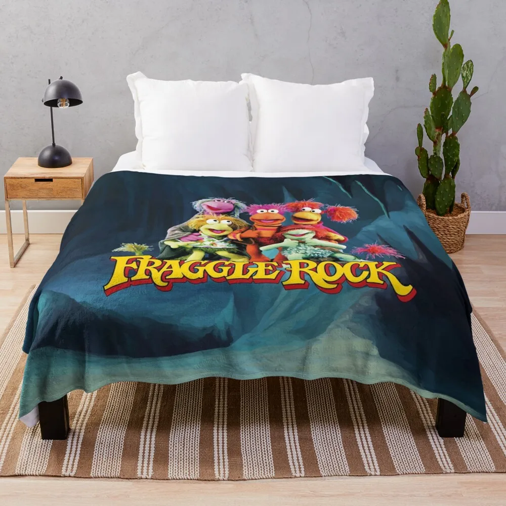 

Fraggle Rock - Characters cave Throw Blanket Beach Blanket Blanket Sofa