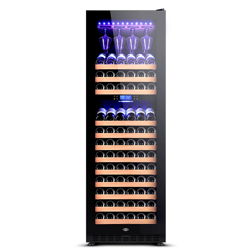 OdinoWineCoolerRefrigeratorwithDoubleLayerTemperedGlassDoor