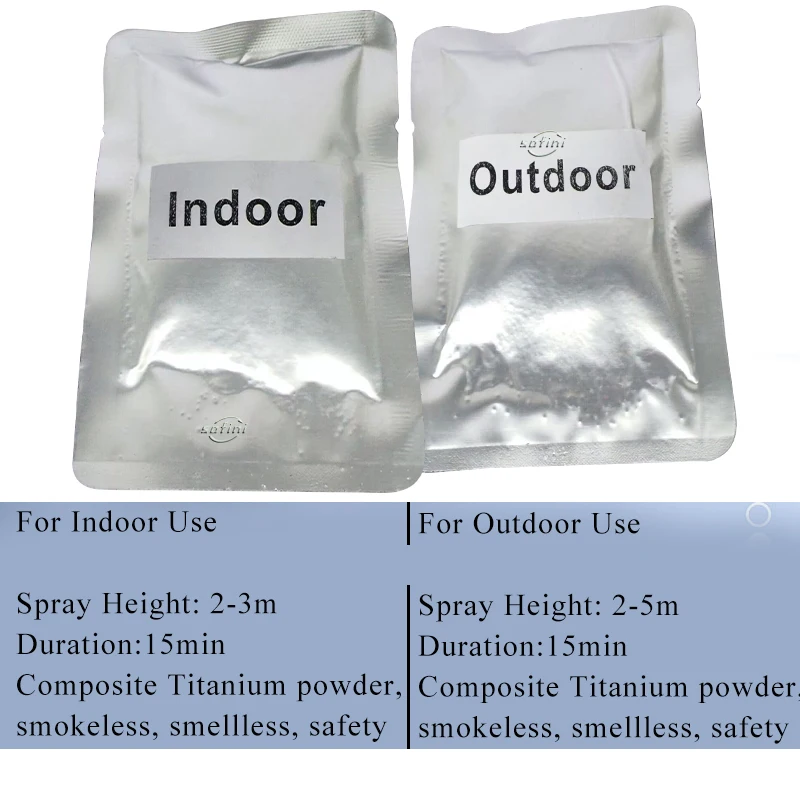 Ti Powder 100g/Bag Powder For Stage Cold Spark Fountain Machine MSDS Certification Spark For Indoor outdoor cold spark powder