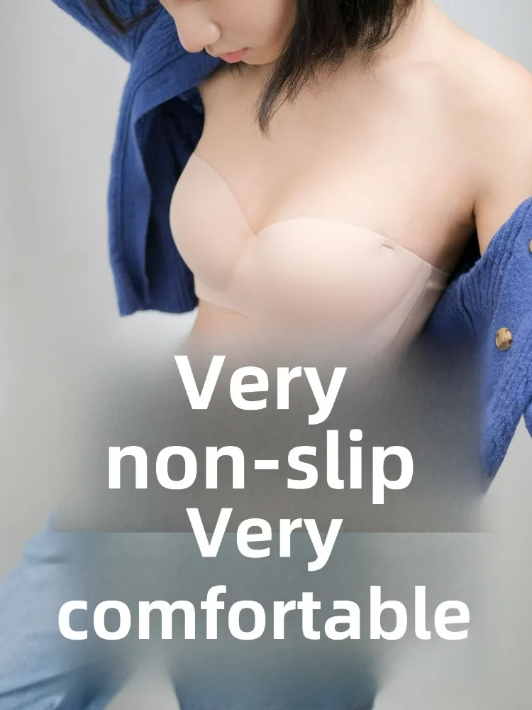 Women Lingerie Bra Strapless Non-slip Wrap Cover for Girls Women