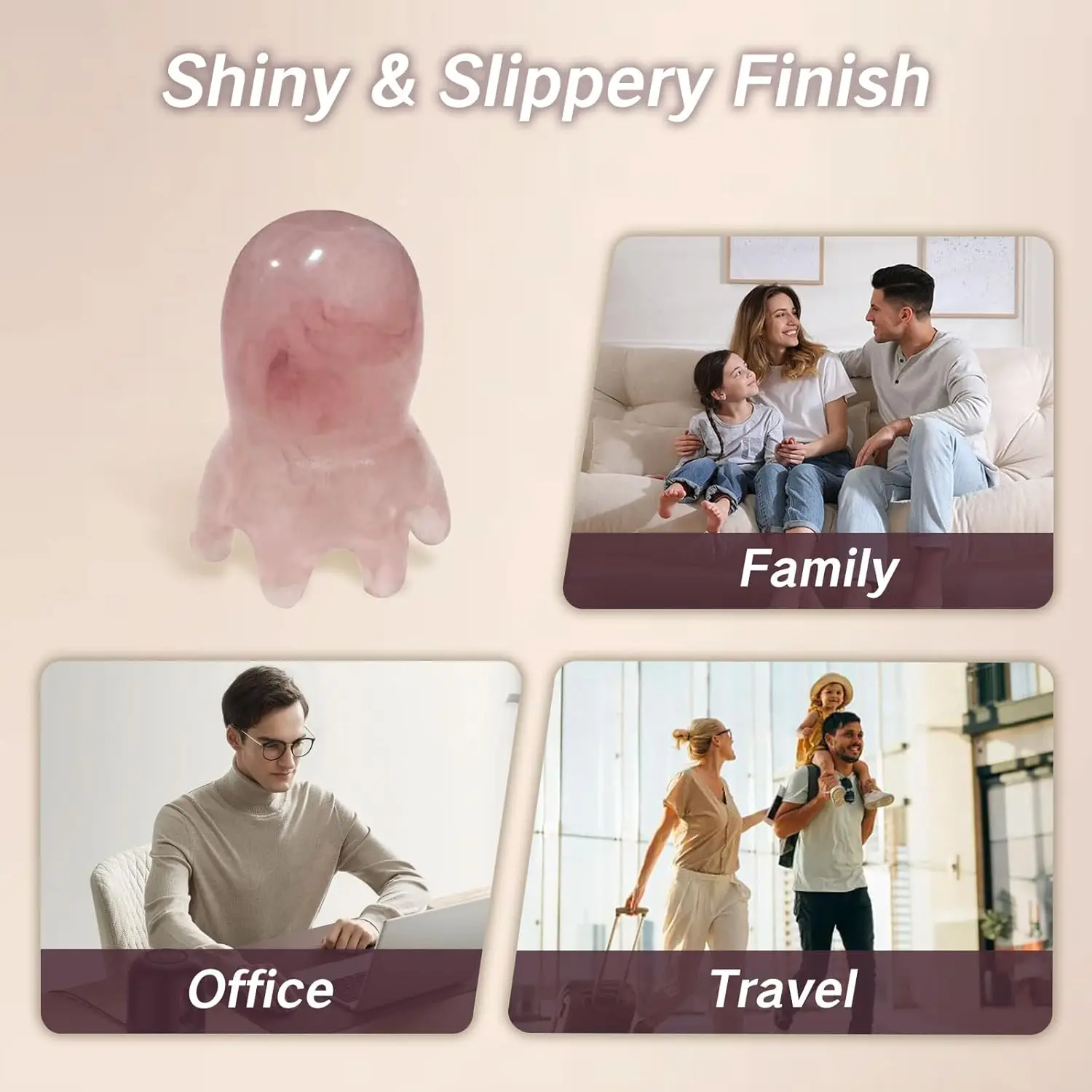 2Pcs Octopus Scalp Massager & Gua Sha Tool 8-Tentacle Head Scratcher for Deep Relaxation Muscle Knot Relief Acupressure Massager