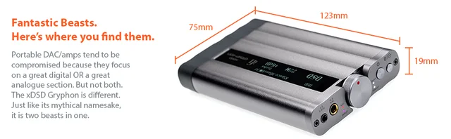 iFi audio xDSD Gryphon USB&Bluetooth対応フルバランスポータブルDAC 