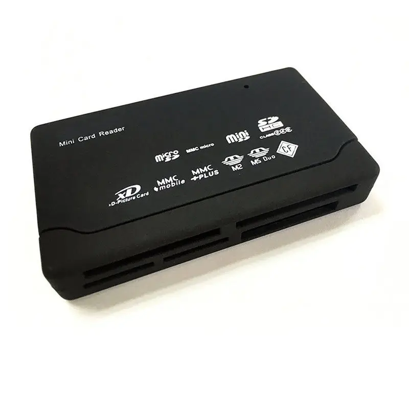 Memory Card Reader USB 2.0 SD TF CF XD MS MMC Supports Casement 98/98SE/ME