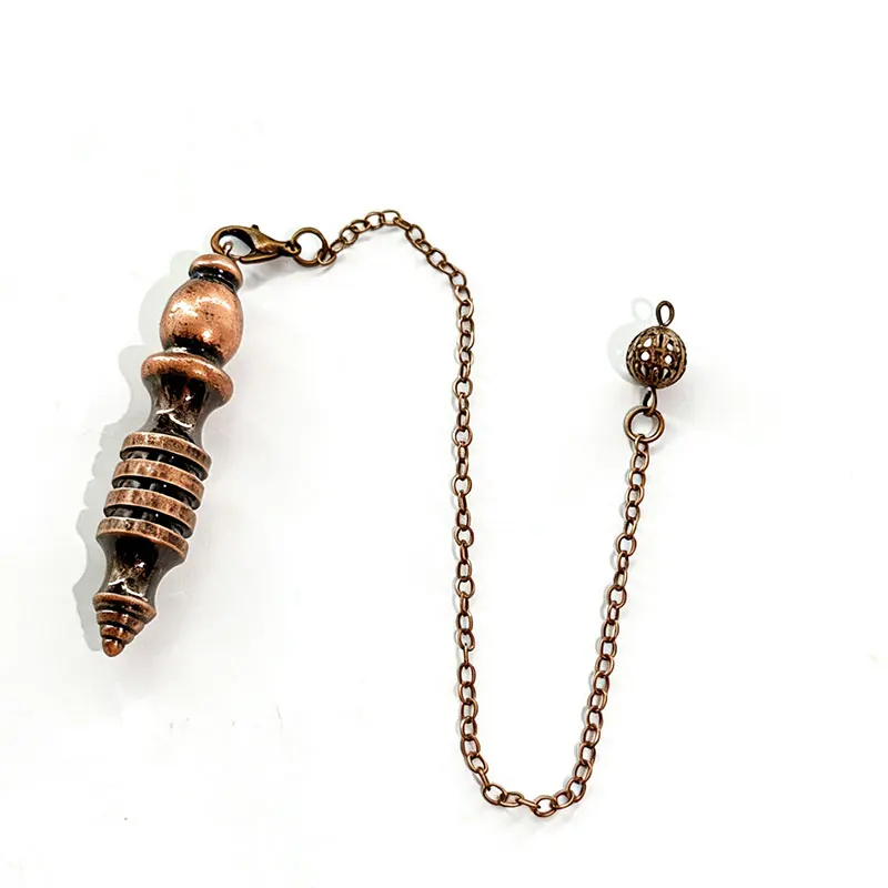 Luxurious Gold Metal Isis Pendulum for Professional Divination and Dowsing Practices