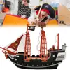 Kids Pirate Toys Pirates Ship Plaything Interesting Unique Boats Model Playthings Table Ornament Boat Toy for Home Kindergarten 5